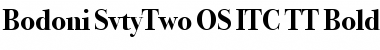 Bodoni SvtyTwo OS ITC TT Bold Font