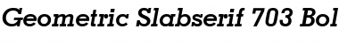 GeoSlab703 Md BT Font