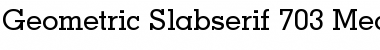 GeoSlab703 Md BT Medium Font