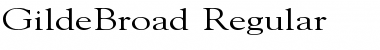 GildeBroad Font