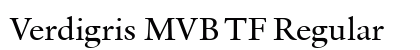 Verdigris MVB TF Regular preview