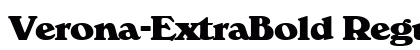 Verona-ExtraBold Regular preview