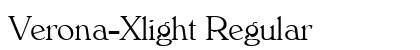 Verona-Xlight Regular preview