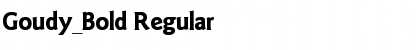 Goudy_Bold Regular Font