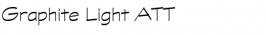 Graphite Light ATT Regular Font