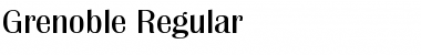 Grenoble Regular Font