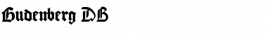Gudenberg DB Font