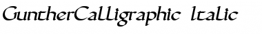 GuntherCalligraphic Font