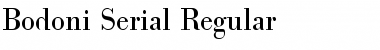 Bodoni-Serial Regular Font