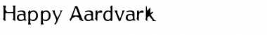 Happy Aardvark Regular Font