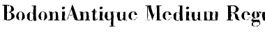 BodoniAntique-Medium Regular Font