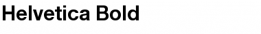 Helvetica-Bold Regular Font