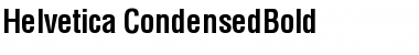 Helvetica-CondensedBold Font
