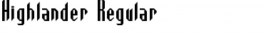 Highlander Font