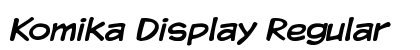 Komika Display Regular Preview