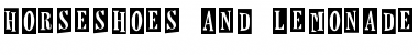 Download Horseshoes And Lemonade Font Download Horseshoes And Lemonade Font