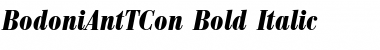 BodoniAntTCon Bold Italic Font