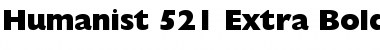 Humanst521 XBd BT Font