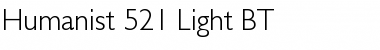 Humanst521 Lt BT Light Font