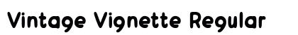 Vintage Vignette Regular preview