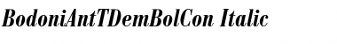BodoniAntTDemBolCon Font