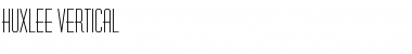 Download Huxlee Vertical Font Download Huxlee Vertical Font