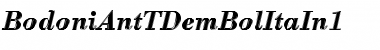 Download BodoniAntTDemBolItaIn1 Font