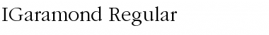 IGaramond Regular Font