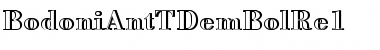 BodoniAntTDemBolRe1 Font