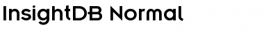 InsightDB Normal Font