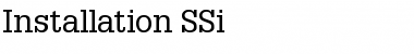 Installation SSi Font