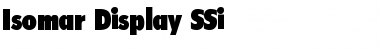 Isomar Display SSi Regular Font