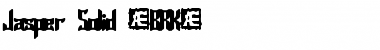 Download Jasper Solid (BRK) Font Download Jasper Solid (BRK) Font