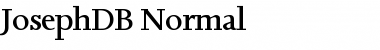 Download JosephDB Font Download JosephDB Font