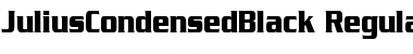 JuliusCondensedBlack Font