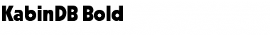 Download KabinDB Font Download KabinDB Font