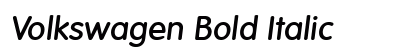 Volkswagen Bold Italic preview