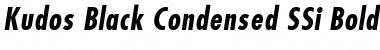 Kudos Black Condensed SSi Font