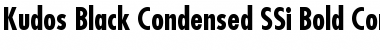 Kudos Black Condensed SSi Font