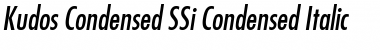 Kudos Condensed SSi Font