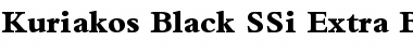 Kuriakos Black SSi Font