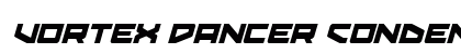 Vortex Dancer Condensed Italic Regular preview