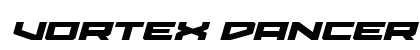 Vortex Dancer Expanded Italic Regular preview