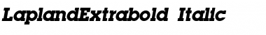 LaplandExtrabold Font