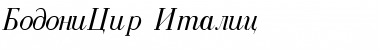 BodoniCir Italic Font