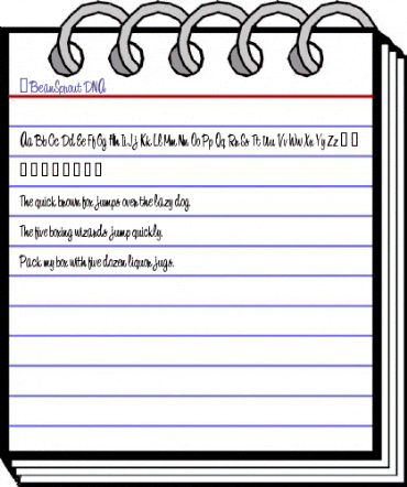 1 BeanSprout DNA Regular animated font preview 1 BeanSprout DNA Regular animated font preview