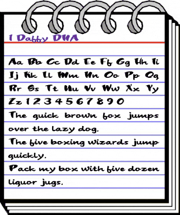 1 Daffy DNA Regular animated font preview 1 Daffy DNA Regular animated font preview
