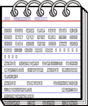 101! BoXY 'Bet Regular animated font preview 101! BoXY 'Bet Regular animated font preview