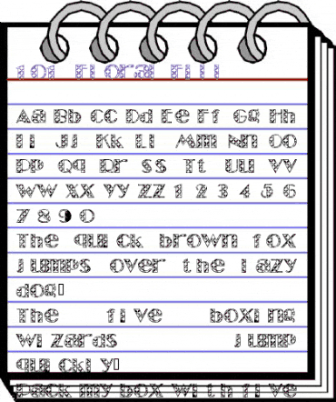 101! Floral Fill Regular animated font preview 101! Floral Fill Regular animated font preview