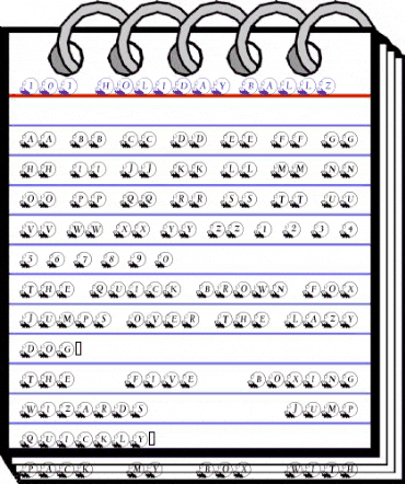 101! Holiday BallZ Regular animated font preview 101! Holiday BallZ Regular animated font preview
